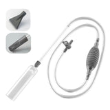 Aquarium Gravel Vacuum Siphon – Adjustable Flow Control, Fish Net & 260cm Hose