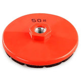 Angle Grinder Polishing Disc – Silicon Carbide, 6mm, Cooling Vents, 50 & 100 Grit