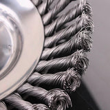 Steel Wire Brush Trimmer Head – 36 Carbon Steel Wires, Universal Fit & 15cm