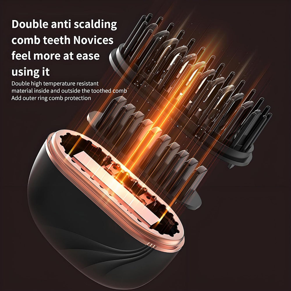Optimized Product Title: Kabellose Elektrische Glättbürste mit 3 Hitzestufen – Perfekte Haarstyling-Lösung für Glattes und Glänzendes Haar