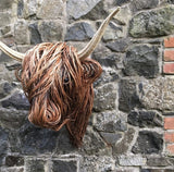 Cow Wall Sculpture - Bowie