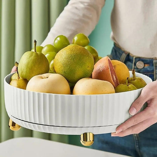 360° Rotating Storage Tray – Keep Your Space Organized & Easily Accessible