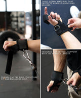Kalsten | Phase-3 D-Ring Lifting Straps – Heavy Duty Grip Support for Weight Training