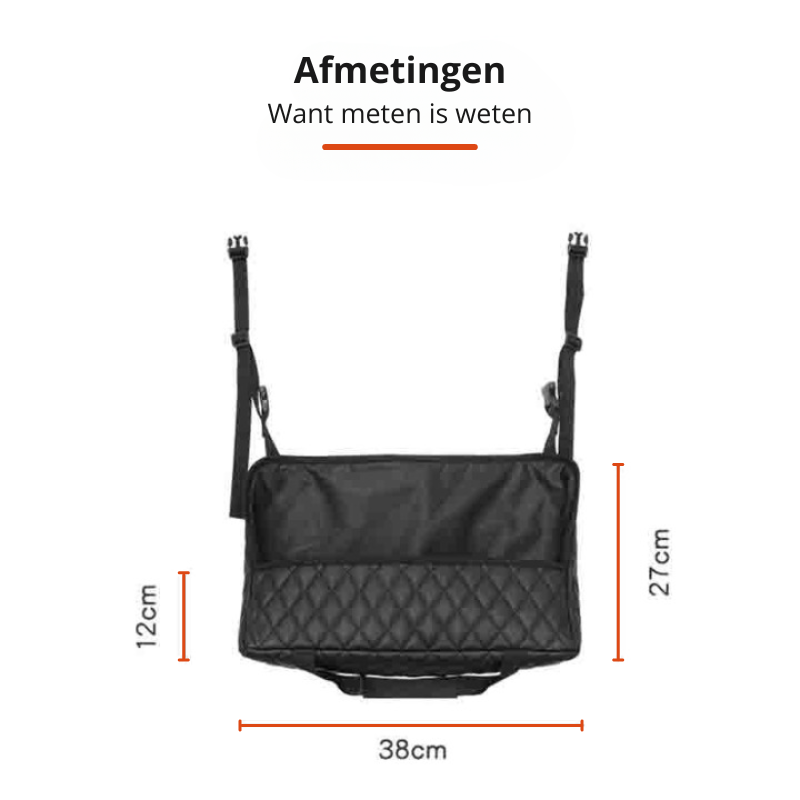 Auto-Sitzorganizer für Mittelkonsolen – Langlebige Aufbewahrungslösung, Einfache Montage, Praktisch und Funktional