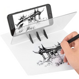 Drawing Projector Tracing Board – Smartphone Holder, No Power Needed & Acrylic Optics