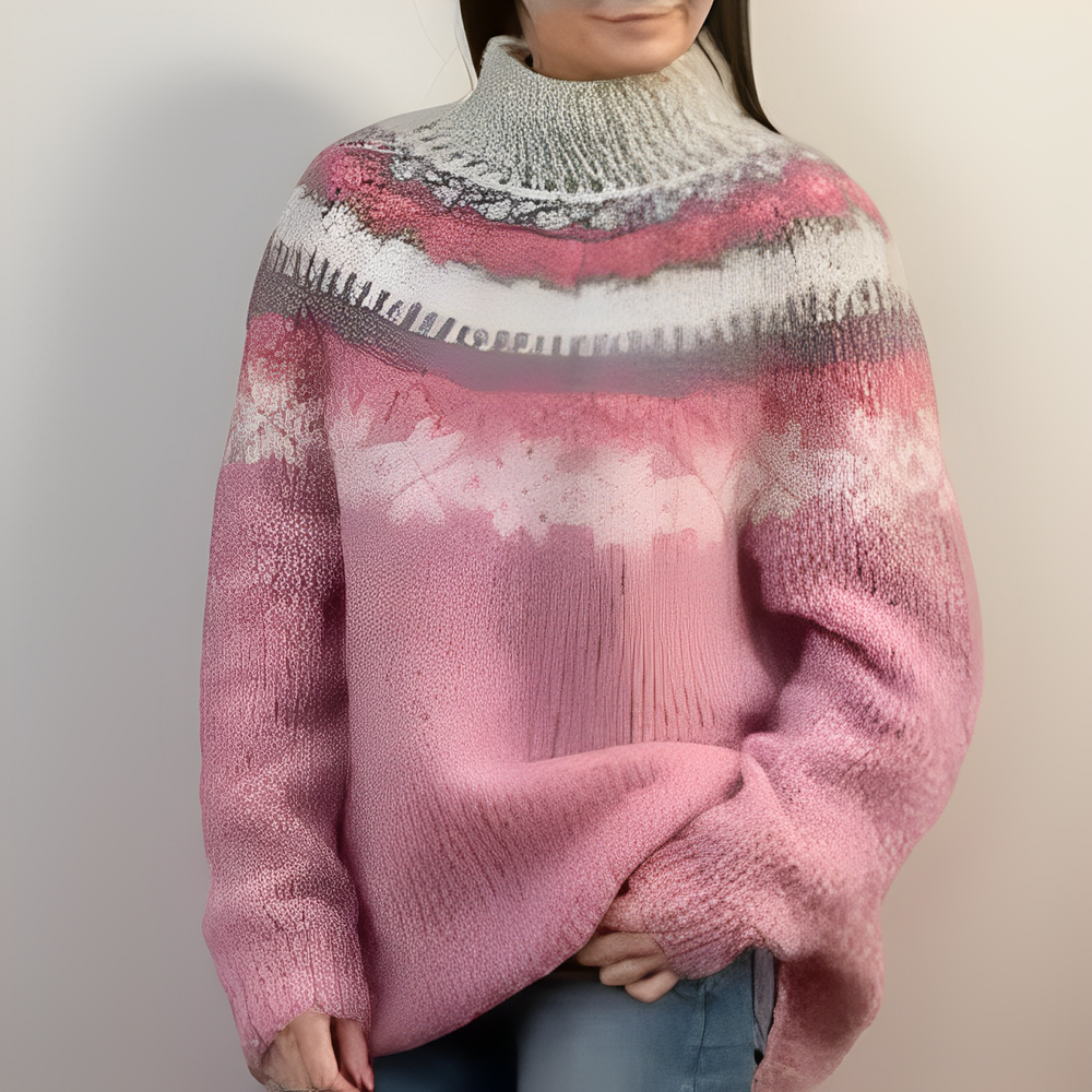 Aste Vintage Pullover – Gemütlicher & Stilvoller Damenpullover im Retro-Design