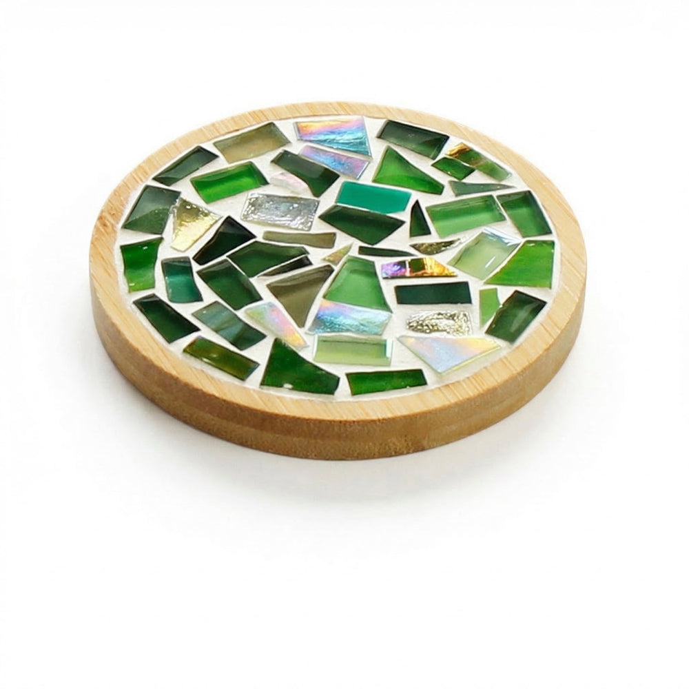 Mosaic Coaster Craft Kit – DIY Set, 12 Designs, Ages 6+, Complete Tools