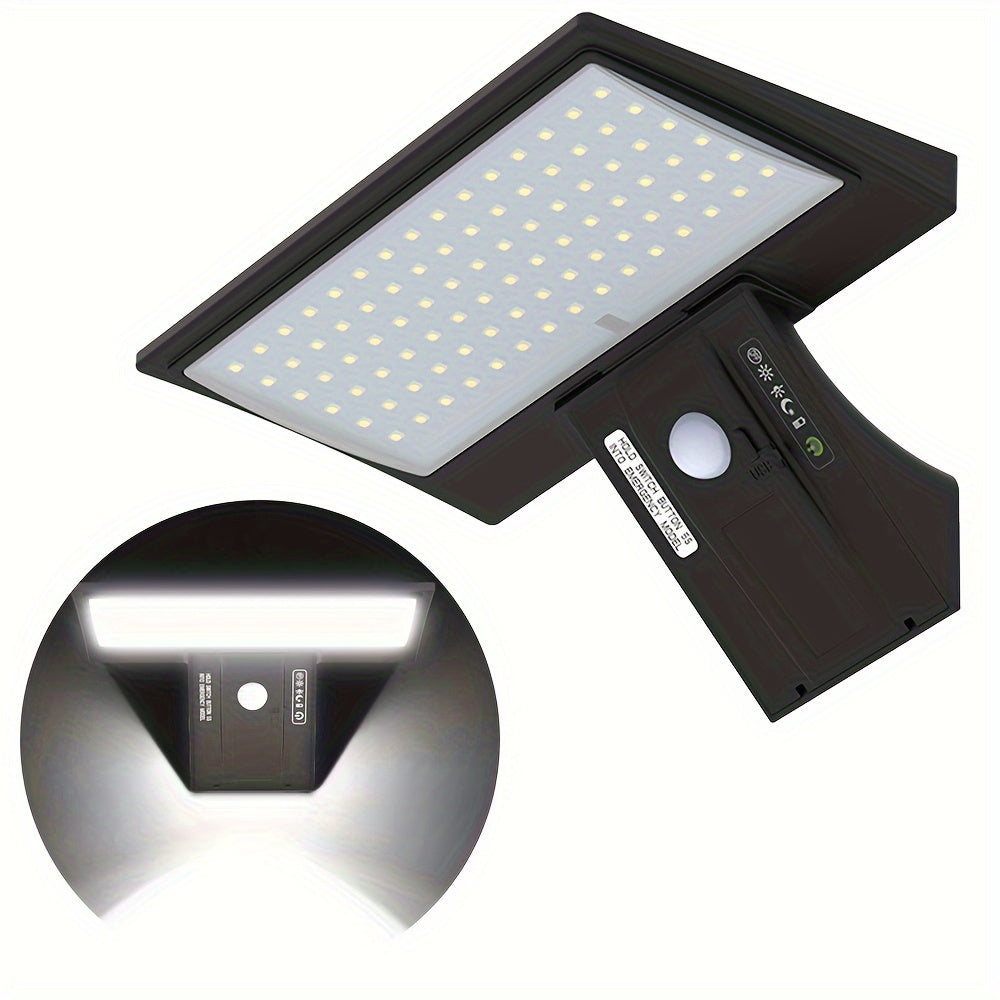 Solar Wall Light – PIR Motion Sensor, Remote Control & IP65 Waterproof