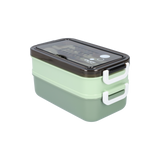 3-Tier Bento Lunch Box – Leakproof, Soup Container & Reusable Cutlery