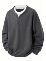 **Wilbert™ Layered Look Long Sleeve Shirt for Everyday Wear - Stylish & Comfortable**
