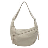 Nylon Crossbody Bag – Multiple Compartments, Adjustable Strap, 34×22cm, Unisex