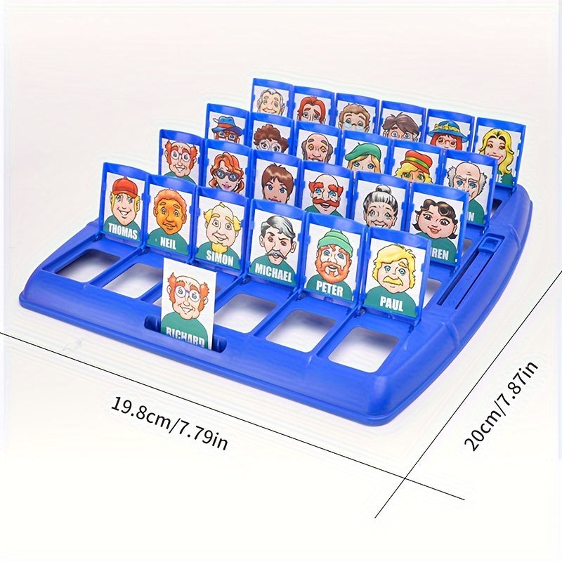 Guess Who Board Game – 2 Players, Logic Guessing Game & 19.8×20cm Compact Set