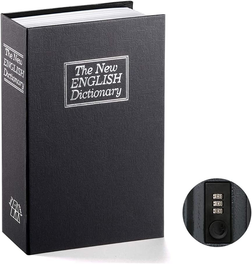 Diversion Book Safe – Hidden Storage, Key & Combination Lock Options
