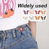 Women's Butterfly Waist Clips – Pearl Accent, 8-Color Set & No-Sew Fit Adjuster