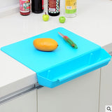 2-in-1 Chopping Board with Storage Box | Portable Kitchen Cutting Board & Food Holder