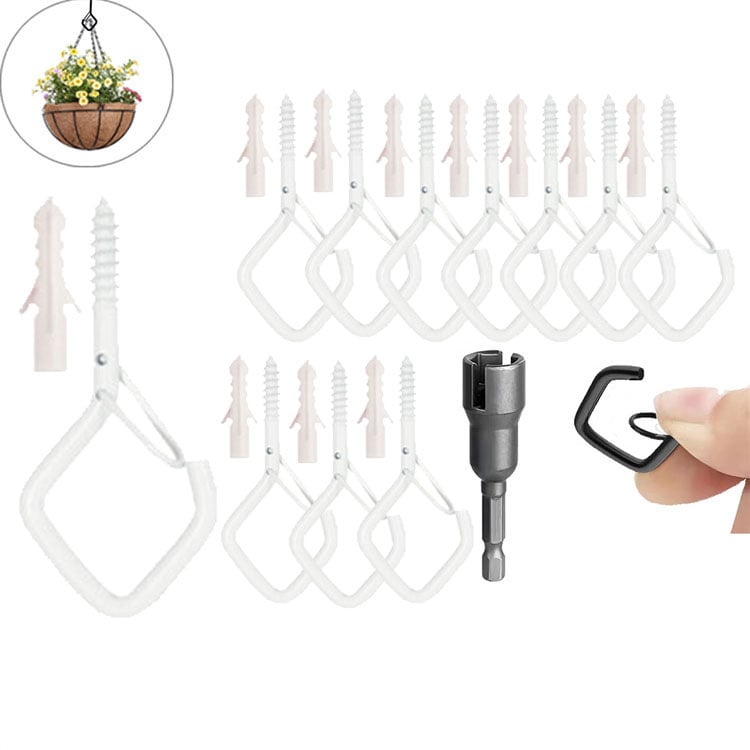 Stainless Steel S-Hooks – Safety Lock, Weatherproof & 20-Pack for String Lights