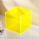 Transparent color acrylic box dust cover Lego integrated model hand display storage box