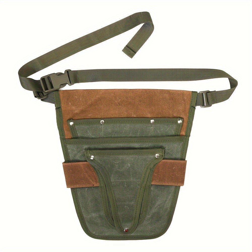Garden Tool Belt – Canvas, Multiple Pockets & Adjustable Waist Strap