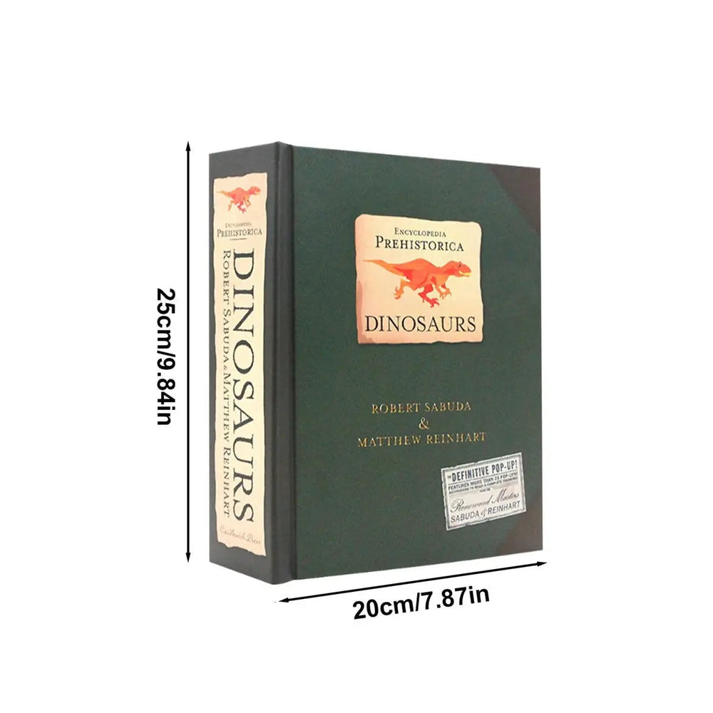 3D Pop-Up Dinosaur Book – 30+ Dinosaurs, Ages 4+ & Hardcover