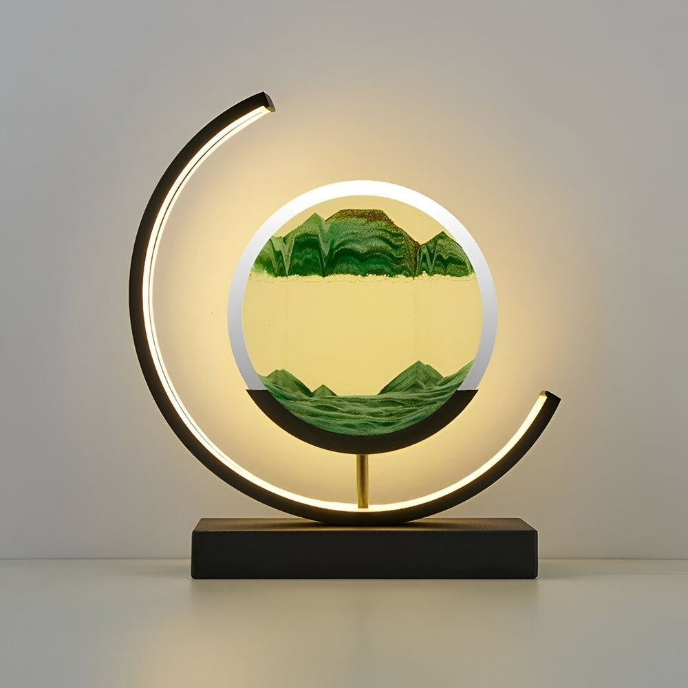 Sand Glow LED Sand Lamp - Elegant Ambient Lighting for Home Decor