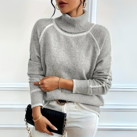 Women's Relaxed-Fit Turtleneck Jumper
