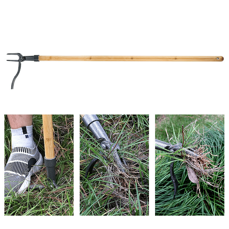 Enhanced Product Title: "Robuster Unkrautentferner mit 4-Zinken-Klaue – Effektives Gartenwerkzeug für müheloses Unkrautjäten" 

This title includes relevant keywords while emphasizing the product's effectiveness and durability, making it more appealing fo