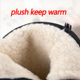 Warm Mid-Height Winter Snow Boots