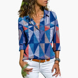 Women's Blouse – Floral Print, Flowing Fit & Summer Style
