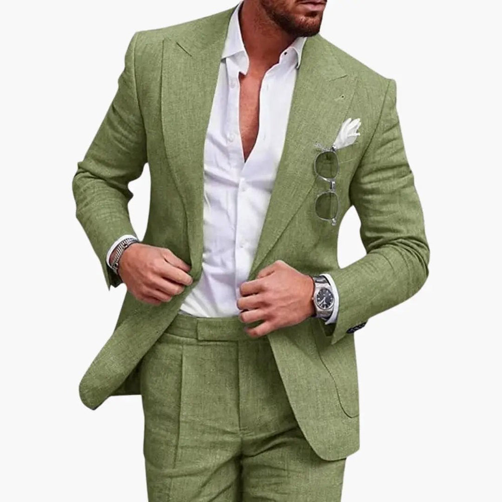 Men's Business Suit – Two-Piece Design & Formal Style