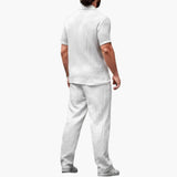 Two-Piece Set – Men's, Short Sleeve Shirt & Pants