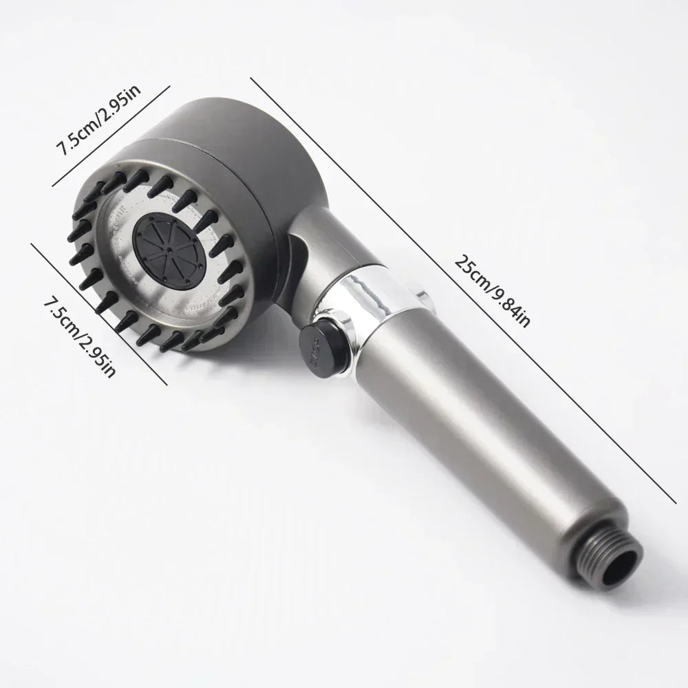 High-Pressure Shower Head – 3 Spray Modes, Built-In Water Filter & Rotatable Head