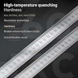 Optimized Product Title: "Edelstahl-Lineal mit Präzisen Lasergravierten Markierungen – Langlebiges Messwerkzeug für Handwerk und DIY-Projekte" 

This title includes relevant keywords while providing additional context about the product's durability and in