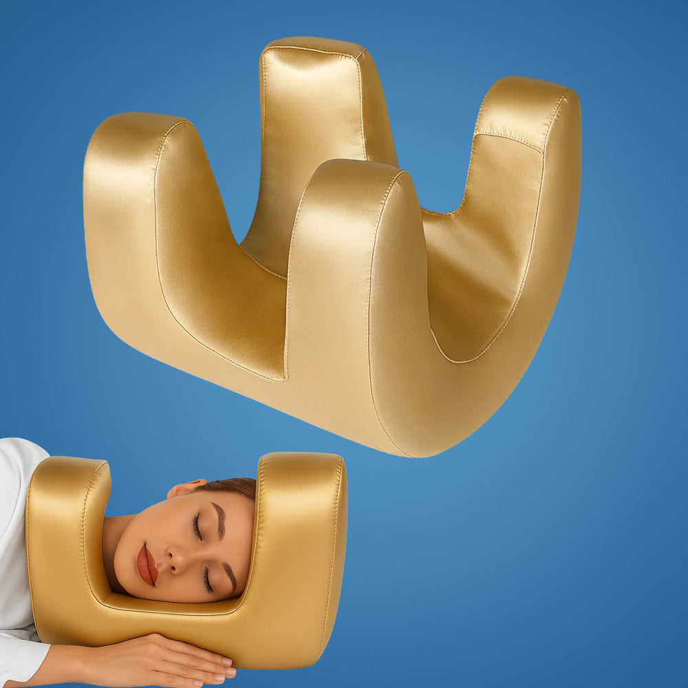 Memory Foam Beauty Pillow – Cooling U-Shape, Anti-Wrinkle & Side Sleeper Support