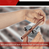 Ratchet Pipe Cutter – Ergonomic Handle, 6–23mm Capacity & Hardened Steel Blade