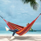 Optimized Product Title: "Gestreifte Hängematte mit Faltbarem Gestell & Rutschfester Unterlage - Ideal für Garten & Camping" 

This title includes relevant keywords for better visibility and highlights the product's key features and uses.