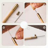 Tambour Stick Needle Set with Interchangeable Needles - Perfect for Embroidery & Crafting