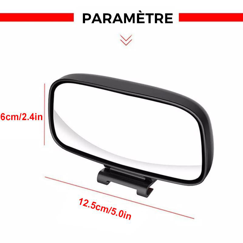 Adjustable Blind Spot Mirror – Universal Fit, Wide-Angle & Stick-On Install