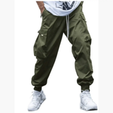 Men's Cargo Jogger Pants – Drawstring Waist & Elastic Cuffs