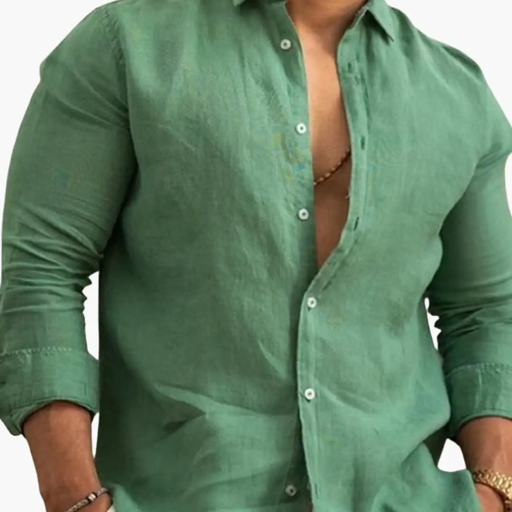 Men's Linen Shirt – Lightweight, Casual Style