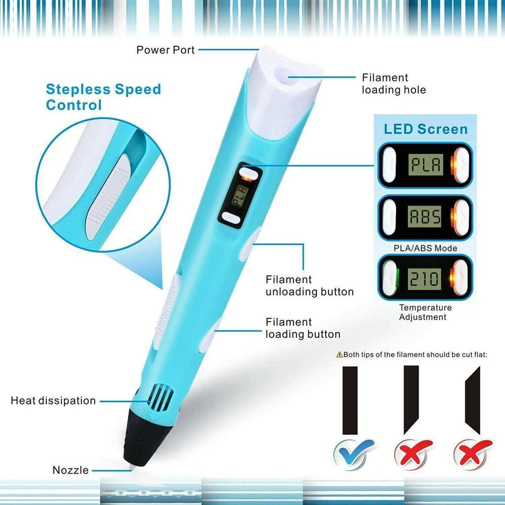 Enhanced Product Title: "Original 3D Printing Pen - Creative 3D Art Tool for Kids & Adults | Easy to Use, Lightweight, and Portable" 

This optimized title includes keywords that potential buyers might search for while also highlighting the product's feat