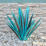 Solar Agave Garden Light – Handcrafted Metal, Weatherproof & Warm LED Glow
