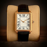 Men's Dress Watch – Classic Design, Square Analog & Retro Style