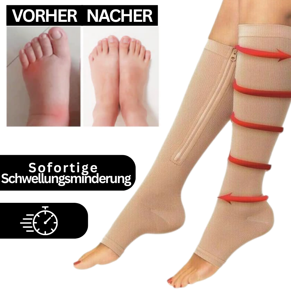 ComfortZip Orthopedic Zippered Compression Socks