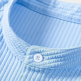 Men's Stand Collar Shirt – Slim Fit & Long Sleeve