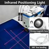 Magnetic Laser Sewing Guide – USB Powered, Flexible Silicone Arm & 3 Light Modes