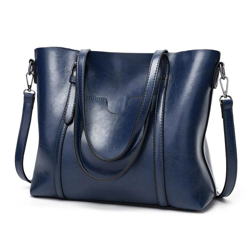 Women's Leather Handbag – Large Capacity, Adjustable Strap & 30×12×26cm PU Leather