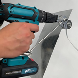 Metal Cutting Drill Attachment – Burr-Free Cuts, Double Head & Universal Fit