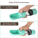 PawBuddy 2-in-1 Travel Food & Water Bottle