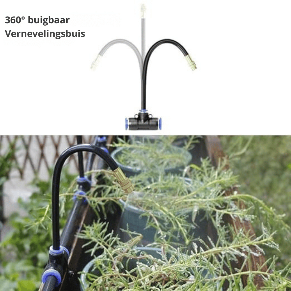 Drip Irrigation System – 360° Adjustable Sprayers, 12mm PE Tubing & 5-20m Lengths
