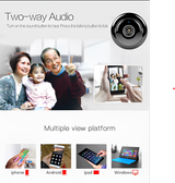 WiFi Security Camera – 1080P HD Video, Night Vision & Baby Monitor Mode
